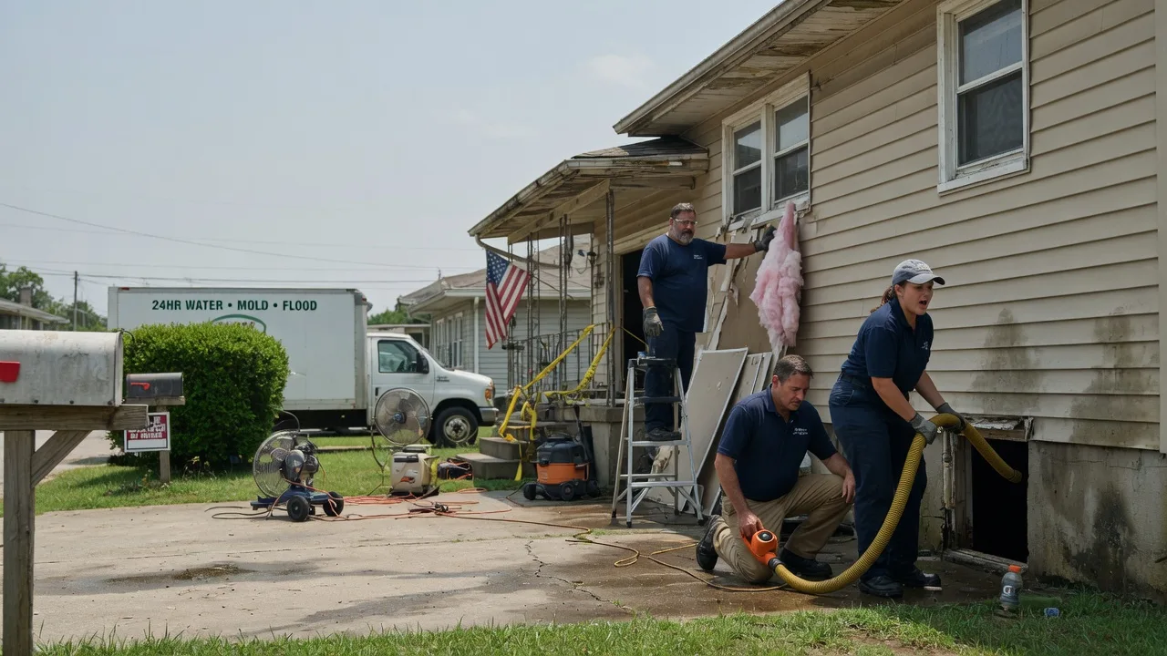 Water Damage Repair in New Augusta, MS near me